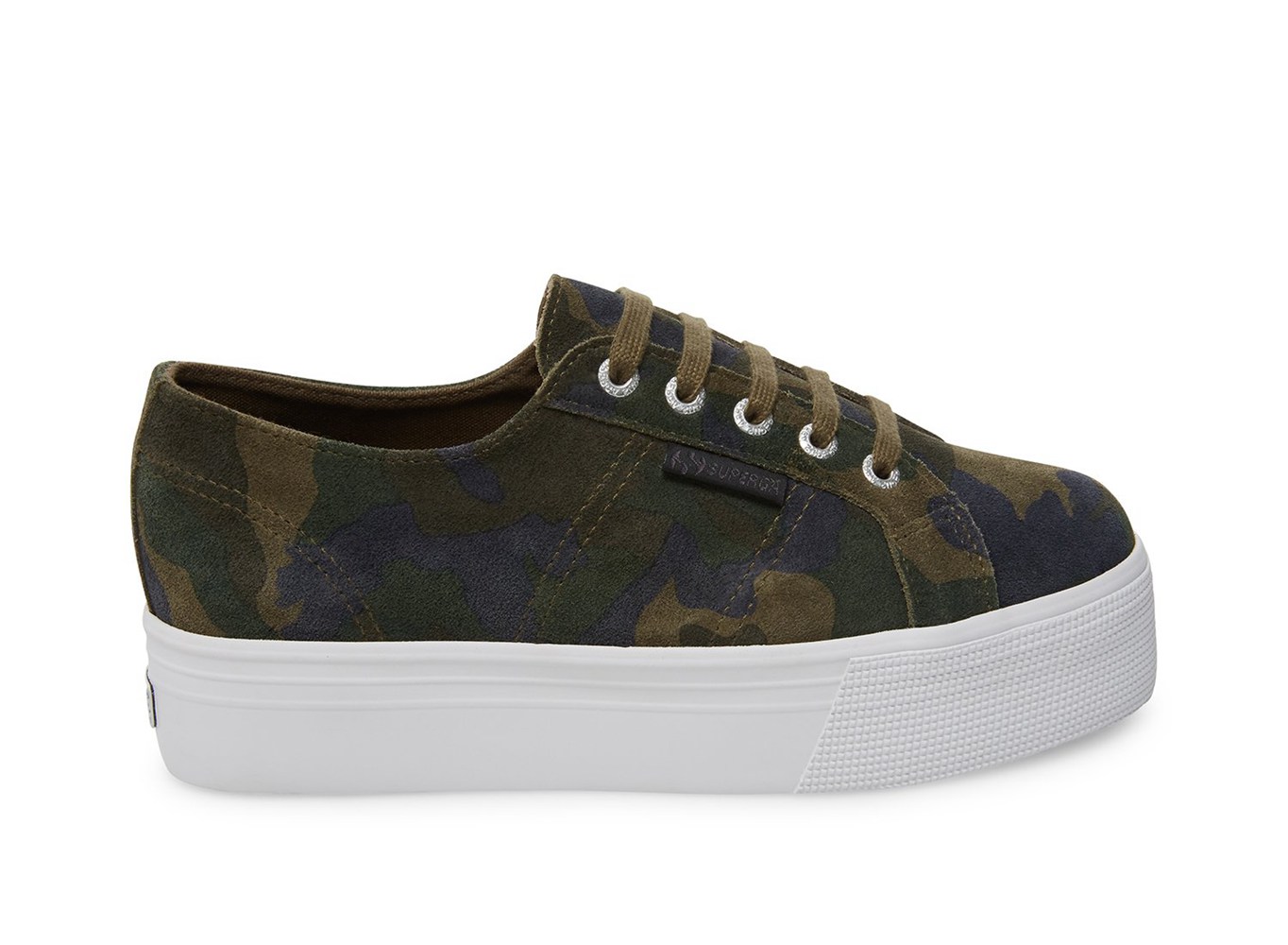 Superga Platform Womens - 2790 Suecamow - Camo - UIRCW9723